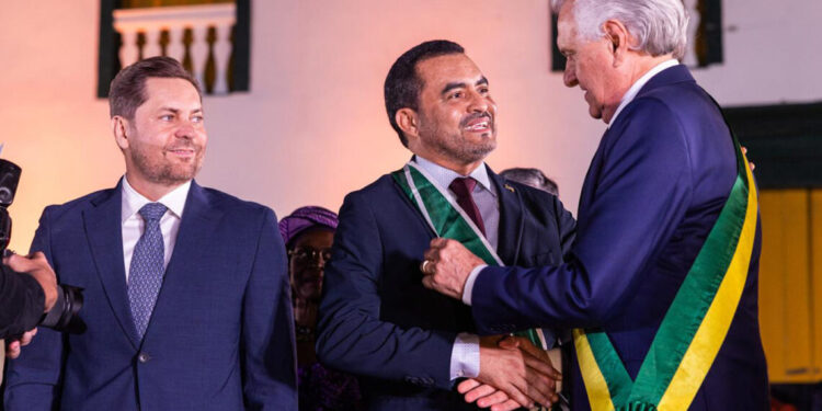 Governador Wanderlei Barbosa é homenageado em Goiás por trabalho pela integração dos estados