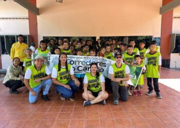 Representantes do Naturatins, Corredores do Cantão, Secretaria Municipal de Saúde e ATOBio celebraram a data junto às crianças