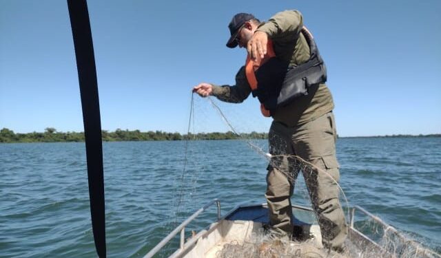 Operação Guardiões do Lago do Naturatins apreende 650 metros de redes de pesca