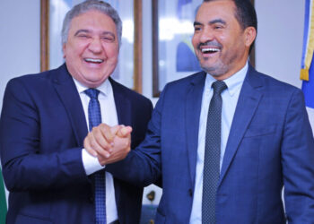 Vice-governador Laurez Moreira e o governador Wanderlei Barbosa (Foto: Divulgação)