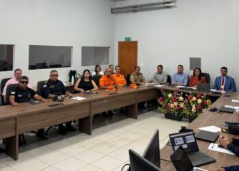 Representantes das instituições envolvidas no pleito reuniram-se no Centro Integrado de Comando e Controle para alinhar as ações - Raimundo Gabriel/Governo do Tocantins