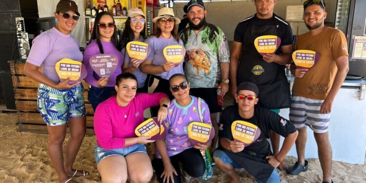 Sol, Sombra e Segurança para Todas as Mulheres, este é o tema da campanha da Secretaria de Estado da Mulher (Secmulher) para a temporada de praia 2024 no Tocantins. - Governo do Tocantins