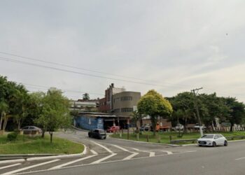 Local onde policial militar foi abordado e morto por três homens na Rodovia dos Imigrantes, na zona sul de São Paulo Reprodução/Google Maps