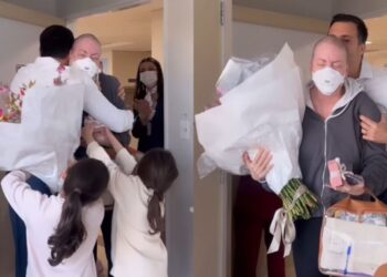 Fabi Justus recebeu surpresa de seus familiares nesta sexta-feira (5) Instagram/Fabiana Justus