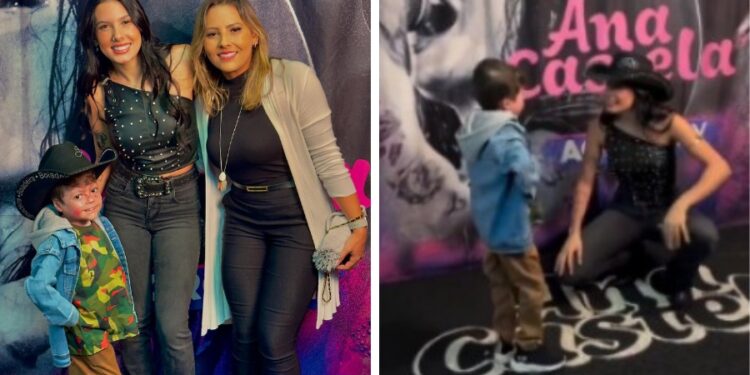 Ana Castela encontra fã mirim Gui Moura: “Você é muito mais famoso do que eu”