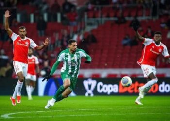 Gilberto fez gol no Beira-Rio nesta quarta-feira (10) Fernando Alves/Juventude