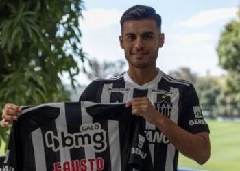 Fausto Vera é anunciado pelo Atlético-MG Foto: Pedro Souza / Galo