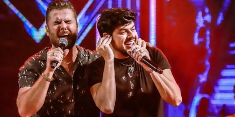 Zé Neto e Cristiano dominam parada musical com 5 faixas entre as mais ouvidas