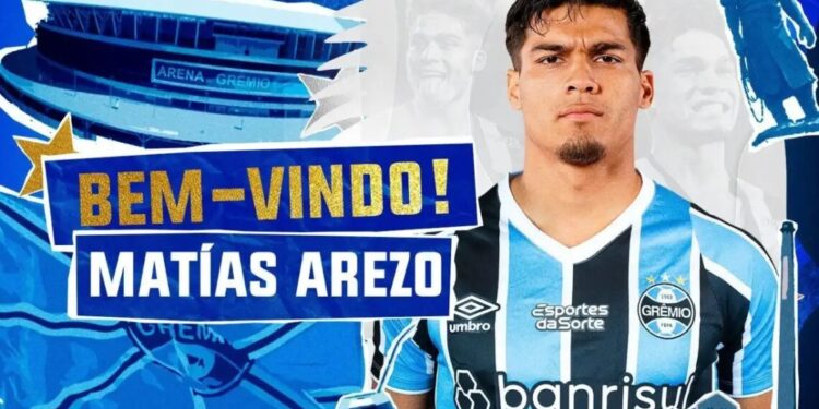 Anúncio do novo reforço do Grêmio, publicado nas redes sociais do clube gaúcho
Foto: Reprodução / X