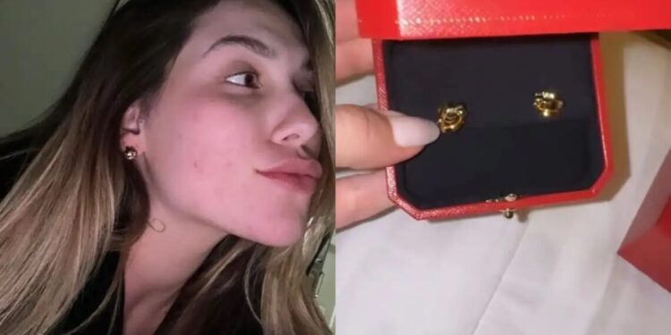 Virginia ganha brinco de quase R$ 40 mil de Zé Felipe: “Discreto”