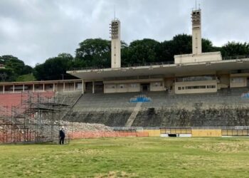 Obra do Pacaembu acumula atrasos e não cumpre prazo de entrega Foto: Matheus Meirelles/CNN Brasil