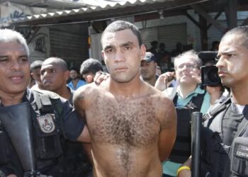 Elizeu Felício de Souza, conhecido como "Zeu", um dos criminosos condenados pelo assassinato do jornalista Tim Lopes, em 2002. Imagem de 28/11/2010 Estadão Conteúdo