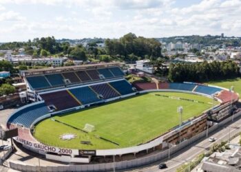 Estádio Centenário, em Caxias do Sul Divulgação/S.E.R. Caxias do Sul