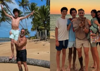 Marcos Mion explica motivo de não publicar tantas fotos ao lado dos filhos caçulas Instagram/Marcos Mion