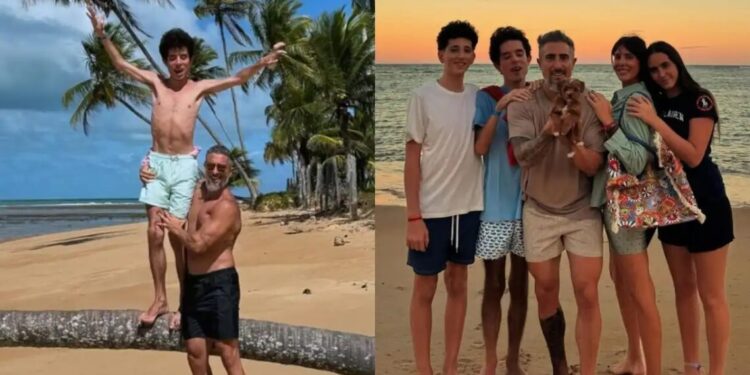 Marcos Mion posta vídeo com Romeo e explica ausência dos outros filhos