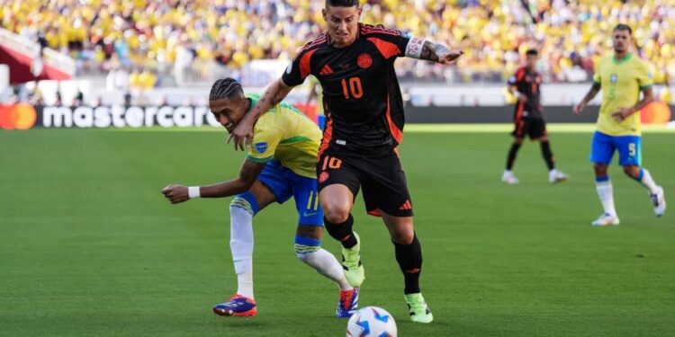 Copa América: Brasil tropeça na Colômbia e enfrenta Uruguai nas quartas