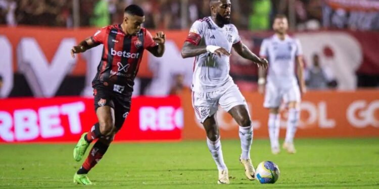 Flamengo venceu o Vitória no Barradão
Jhony Pinho/ Agif/Gazeta Press