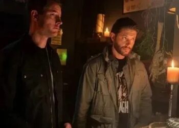 Justin Hartlei e Jensen Ackles em "O Rastreador" Divulgação/CBS