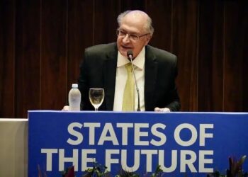 Alckmin também deixou claro que o Brasil tem compromisso com a democracia e o desenvolvimento 25/07/2024 - Cadu Gomes/VPR