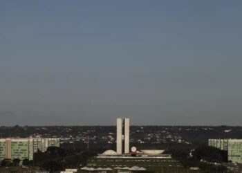 Esplanada dos Ministérios em Brasília 07/04/2020 - Reuters/Ricardo Moraes