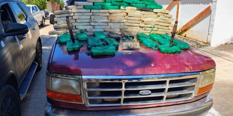 Drogas avaliadas em mais de R$ 4 milhões foram apreendidas em Araguaçu — Foto: Divulgação/PMTO