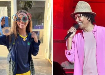 Djavan parabeniza Rayssa Leal após vitória no street feminino Instagram/Rayssa Leal/Djavan