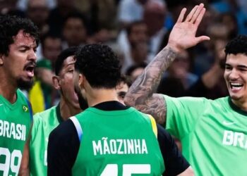 Brasil encara a Alemanha na segunda rodada do Grupo B Reprodução/BasqueteCBB