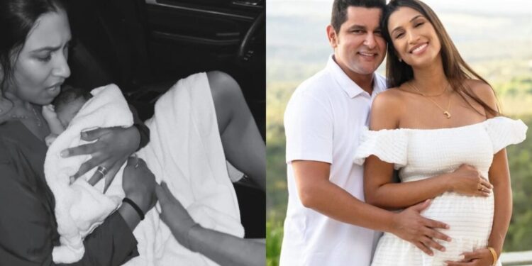 Filho de cantor Léo Magalhães nasce no carro: “Parto a jato”