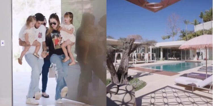 Após 3 anos de obras, Virginia mostra primeiros momentos na nova mansão