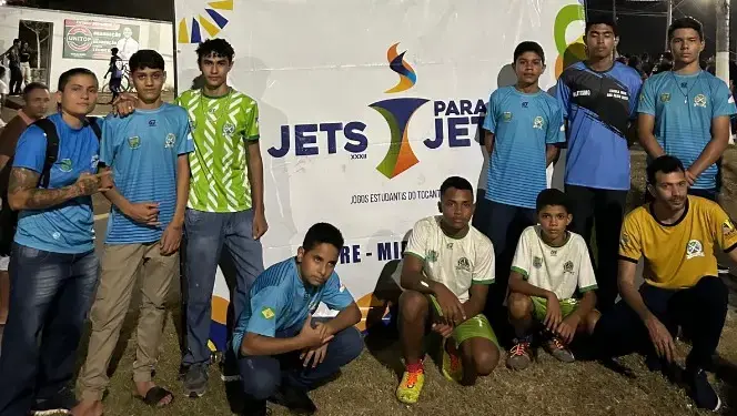 Alunos da rede municipal de educação em Tocantínia são medalhistas de ouro no fase regional dos JET’S