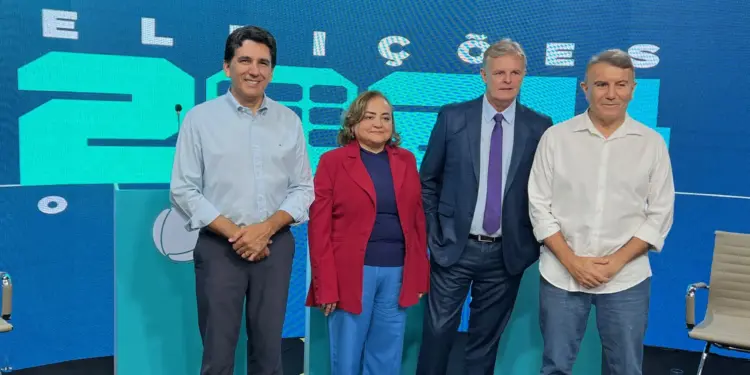 Debate para a Prefeitura de Palmas é marcado por discussões de propostas e ausência de Janad Valcari