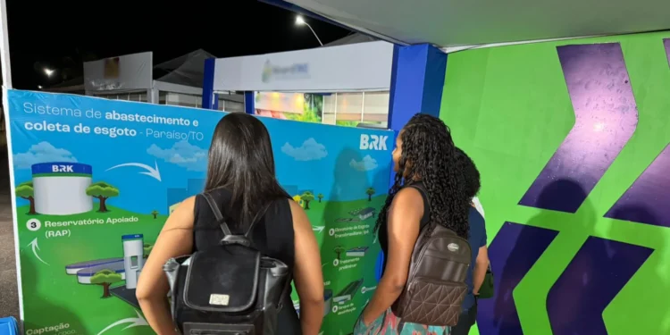 Estande da BRK recebe mais de 1.500 visitantes durante Feira Tecnológica em Paraíso do Tocantins