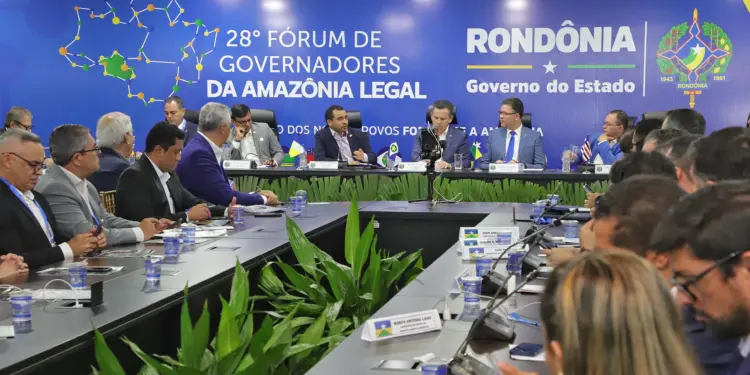 No 28° Fórum de Governadores da Amazônia Legal, Wanderlei Barbosa reforça compromisso do Tocantins com o desenvolvimento econômico da região