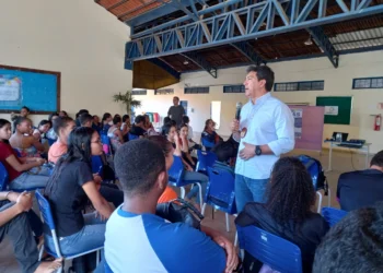Palestra realizada em alusão ao Agosto Lilás propõe levar informações para o enfrentamento da violência contra à mulher - Divulgação SSP/TO