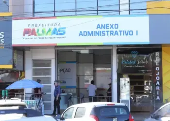 Prédio da Prefeitura de Palmas — Foto: Djavan Barbosa/TV Anhanguera