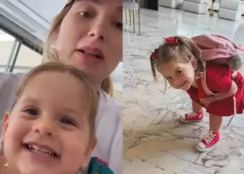 Virginia explicou que Maria Flor, 1, está em fase de adaptação na escola Instagram/Virginia Fonseca