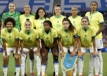 Seleção Brasileira de futebol feminino em jogo contra a Espanha Crédito: Foto: Rafael Ribeiro/CBF
