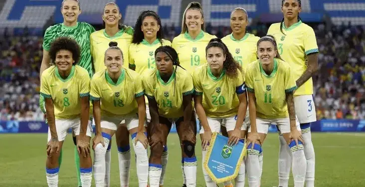 Seleção Brasileira de futebol feminino em jogo contra a Espanha
Crédito: Foto: Rafael Ribeiro/CBF