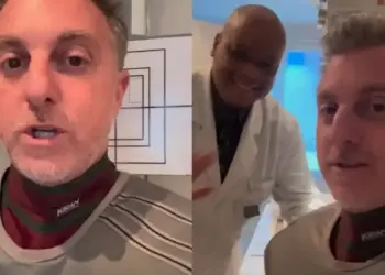 Luciano Huck vai para hospital após cair da escada.
Instagram/ Luciano Huck