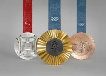 As medalhas da Olimpíada de Paris 2024 Divulgação/Olympics