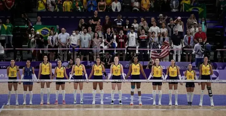 Brasil perde para os EUA no vôlei feminino e fica fora da disputa do ouro em Paris