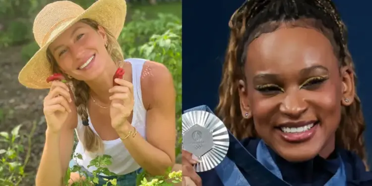Gisele Bündchen e Rebeca Andrade estão entre nomes mais influentes do Brasil