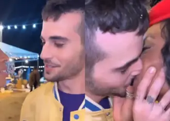 Fiuk e Lumena aparecem aos beijos em festa Instagram/ Carlinhos Maia