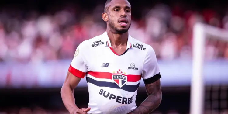 André Silva marcou para o São Paulo na partida contra o Atlético-GO
Victor Froes/Agência F8/Gazeta Press