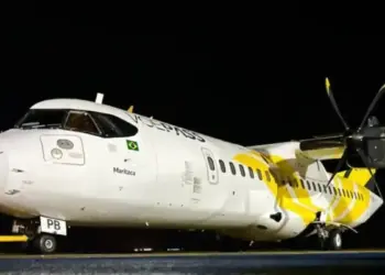 Avião modelo ATR 72-500, da Voepass, que caiu em Vinhedo (SP)
Voepass/Divulgação