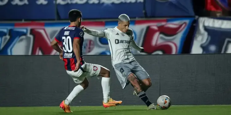 Lance de San Lorenzo x Atlético-MG pelo jogo de ida das oitavas de final da Libertadores
Pedro Souza / Atlético