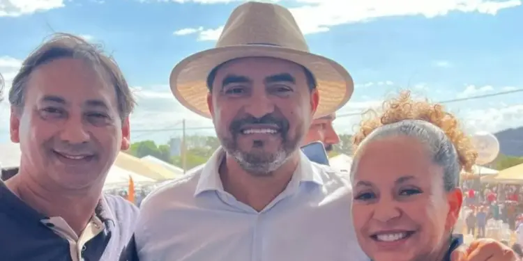 Ao lado do governador Wanderlei Barbosa, prefeita Josi Nunes participa da Romaria do Senhor do Bonfim