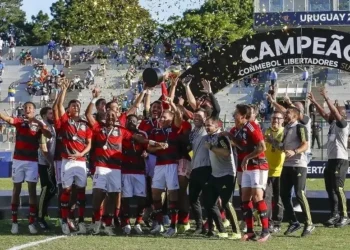 Flamengo foi campeão da Libertadores Sub-20 em março CONMEBOL
