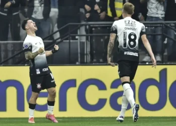 Garro fez o gol do do Corinthians no tempo normal • Reprodução/X/@Sudamericana