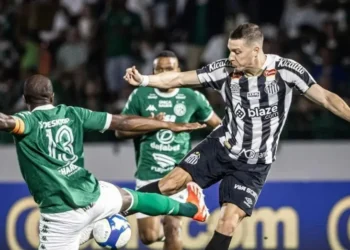 Santos e Guarani ficaram no 1 a 1 em jogo disputado no Brinco de Ouro • Reprodução/X/@SantosFC
